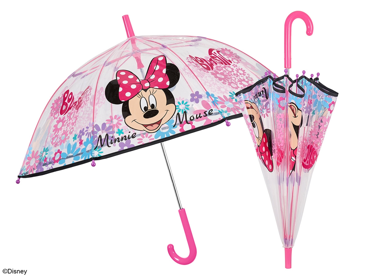 MINNIE OMBRELLO MANUALE 45CM CUPOLA POE 50142
