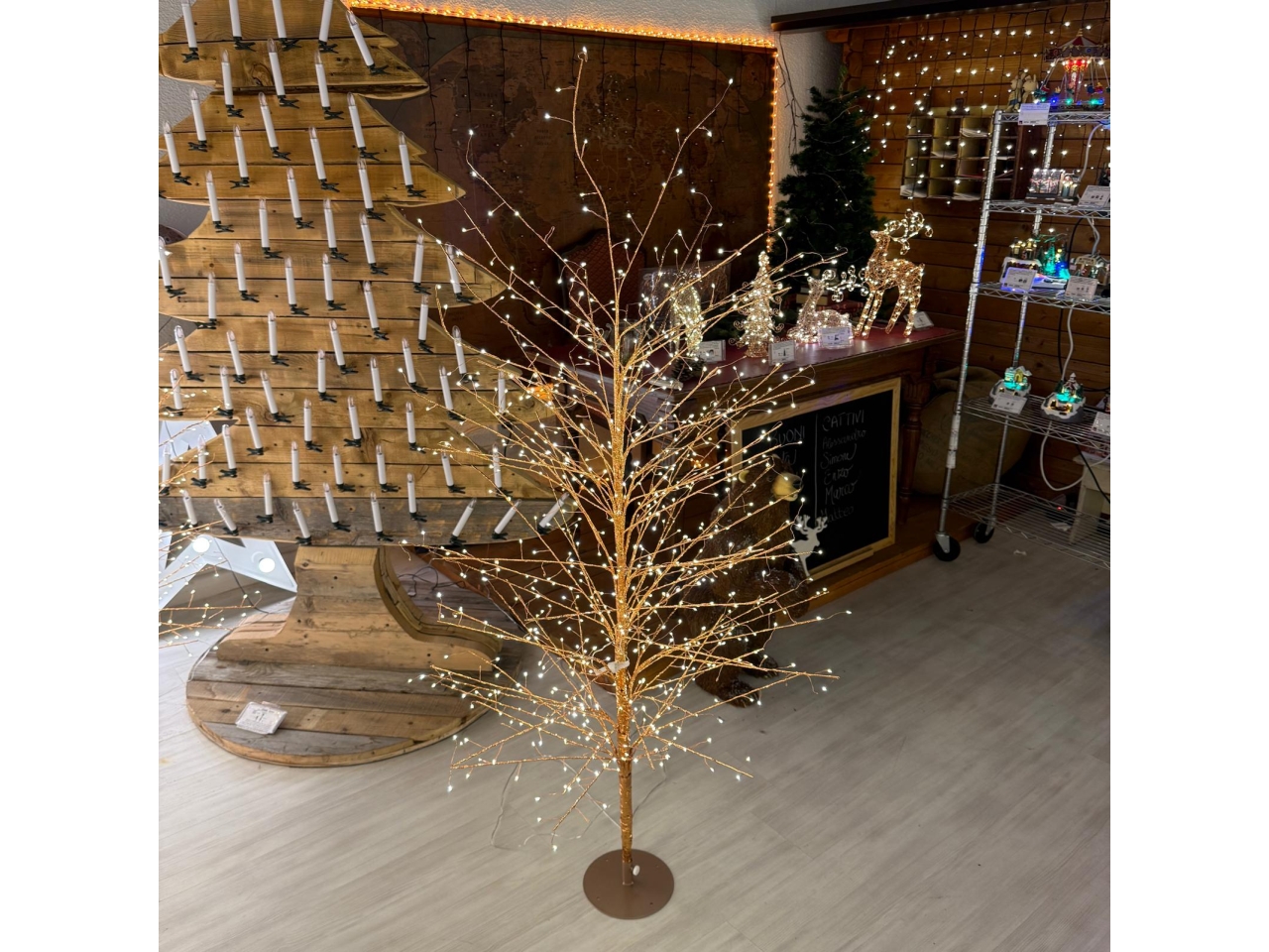 ALBERO TIGLIO 170CM 784LED B.CALDO RAMO RAME81208 ALBERO TIGLIO 170CM 784LED B.CALDO RAMO RAME81208