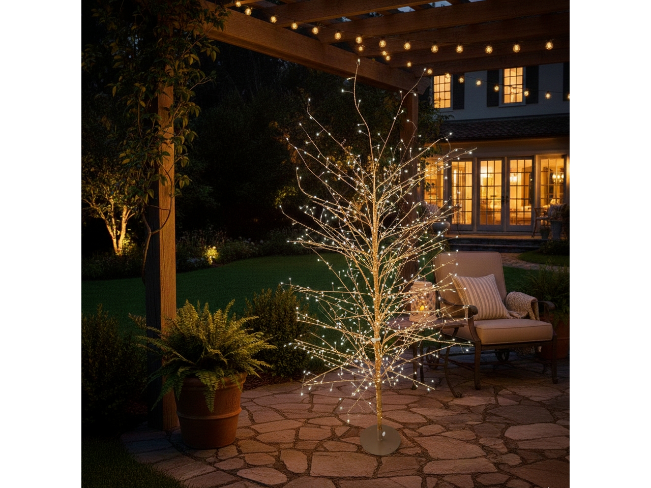 ALBERO TIGLIO 200CM 1120LED B.CALDO RAMO RAME81215 ALBERO TIGLIO 200CM 1120LED B.CALDO RAMO RAME81215