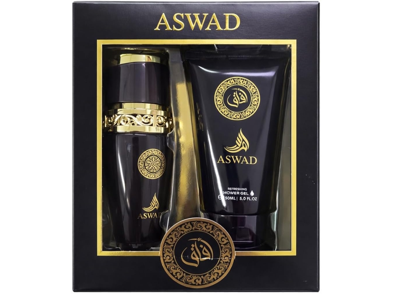 AFAQ ASWAD EAU DE PARFUM 100ML COFFRET UNISEXAFG04