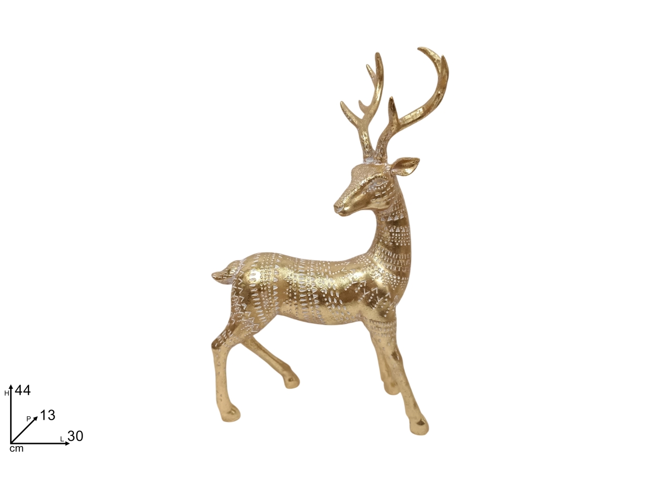 RENNA 44CM DECORATA ORO XNA24034361 RENNA 44CM DECORATA ORO XNA24034361
