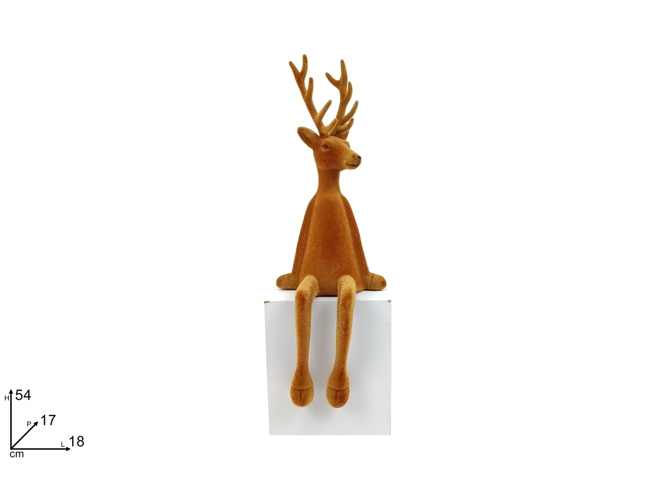 RENNA SEDUTA 54CM FLOCCATA ORO XNA25014241