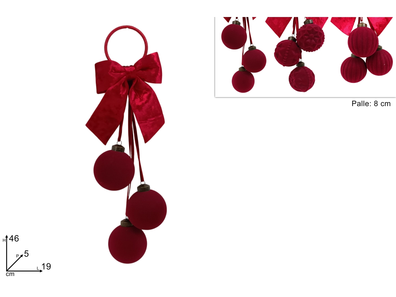 APPENDINO 46CM C/3PALLE 8CM VEL.BORDO XNA26001891
