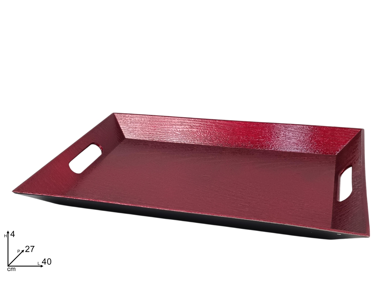 VASSOIO 40X27CM EFFETTO LEGNO ROSSO XNA24028401 VASSOIO 40X27CM EFFETTO LEGNO ROSSO XNA24028401