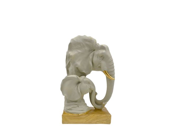 TESTA DI ELEFANTE IN RESINA 15X23CM A99950 TESTA DI ELEFANTE IN RESINA 15X23CM A99950