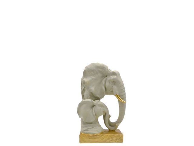 TESTA DI ELEFANTE IN RESINA PICCOLA 9X13CM A99951 TESTA DI ELEFANTE IN RESINA PICCOLA 9X13CM A99951