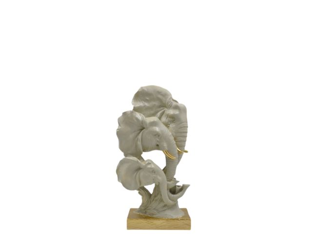 TESTA DI ELEFANTE IN RESINA PICCOLA 8X15CM A99953 TESTA DI ELEFANTE IN RESINA PICCOLA 8X15CM A99953