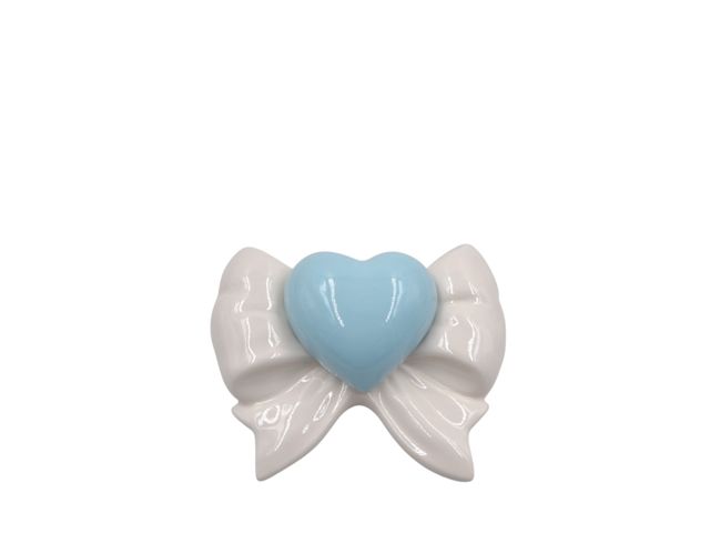 FIOCCO IN CERAMICA CELESTE 5CM 102B FIOCCO IN CERAMICA CELESTE 5CM 102B