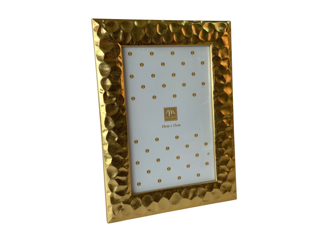 PORTAFOTO 10X15CM POLISTIRENE 14XH.19CM ORO 30474