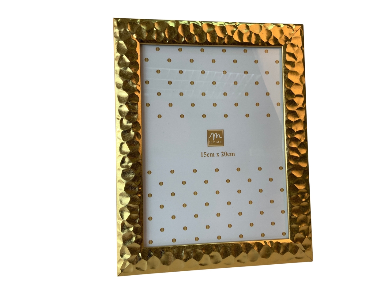 PORTAFOTO 10X20CM POLISTIRENE 19XH.24CM ORO 30498
