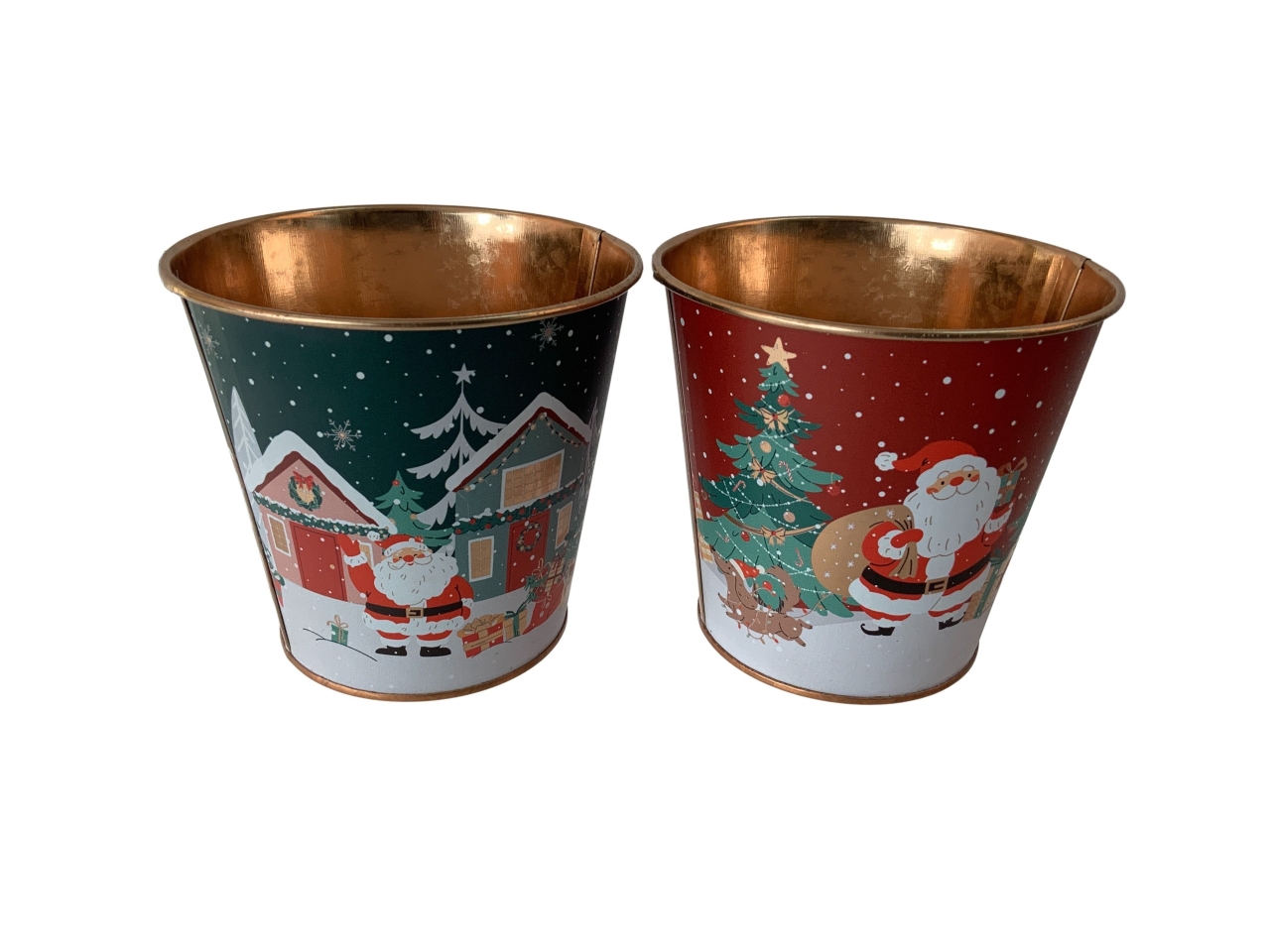 VASO NATALIZIO IN LATTA 12XH.11CM ASS. 44884