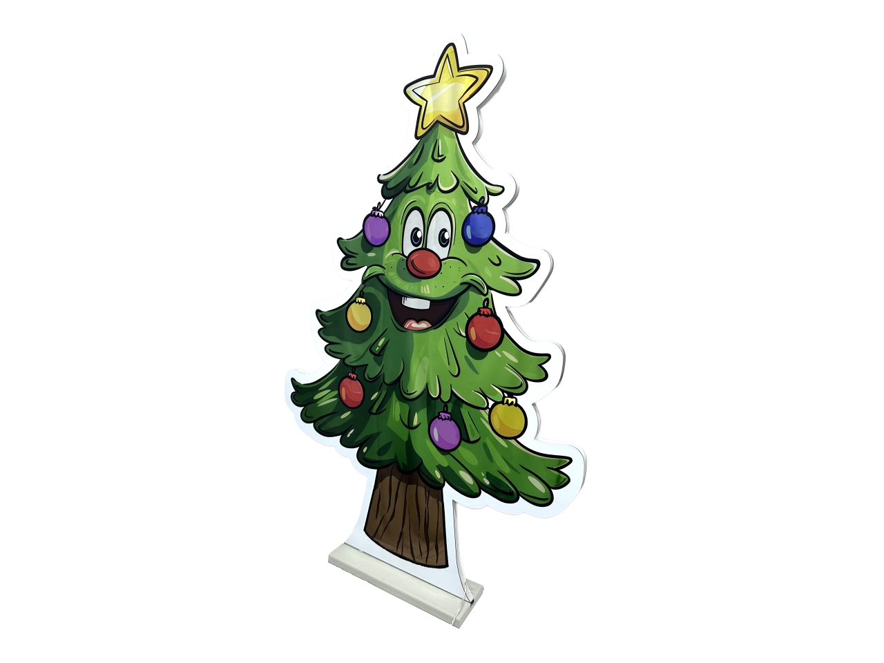 ALBERO SMILE 3D 60CM C/LED MULTICOLOR 26404