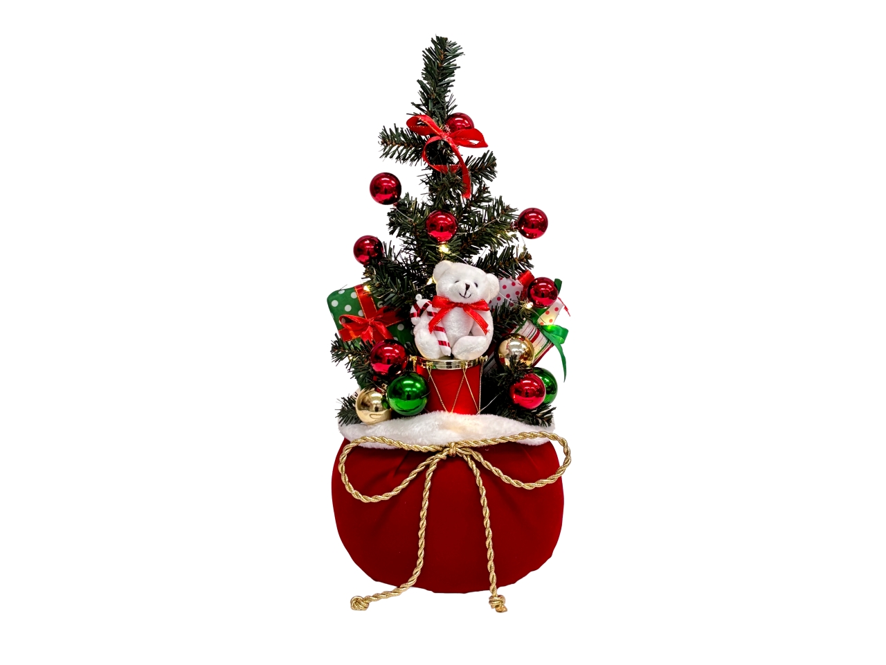 ALBERO MERAVILLE 40CM C/PERSONAG. LED BAT.ASS26960