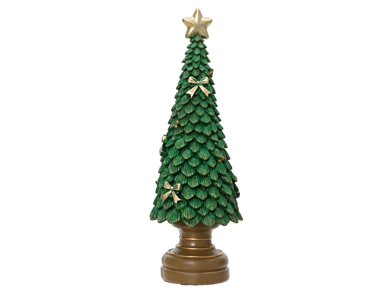 ALBERO 36CM POLIRESINA VERDE GLITTERATO 703110 ALBERO 36CM POLIRESINA VERDE GLITTERATO 703110