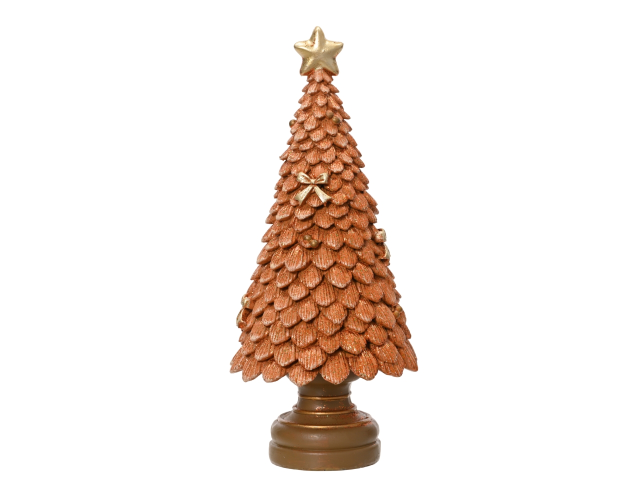 ALBERO 23CM POLIRESINA CARAMELLO GLITTERATO703117
