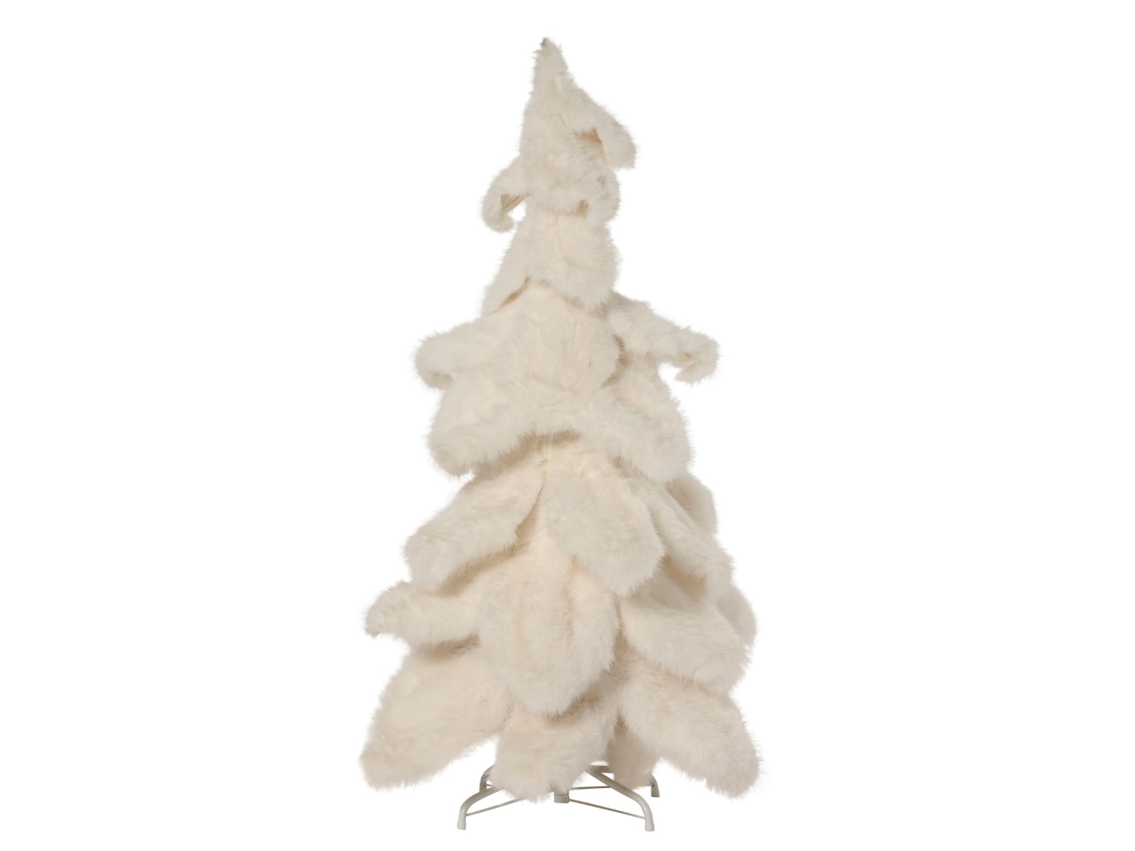 ALBERO PELLICCIA 130CM 5STRATI D.80CM BIANCO703160