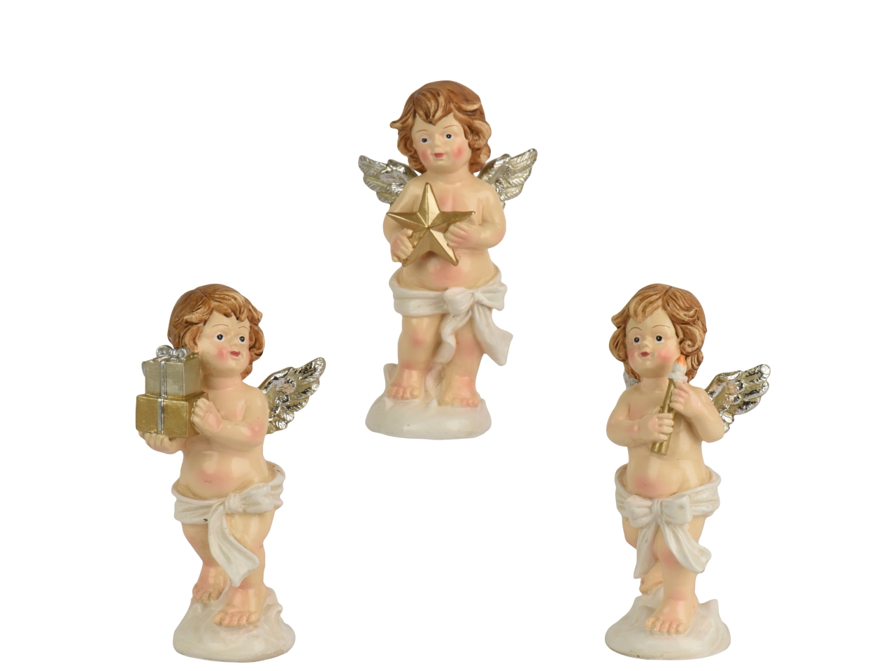 ANGELO 15,5CM IN POLIRESINA 3ASS. 703686 ANGELO 15,5CM IN POLIRESINA 3ASS. 703686
