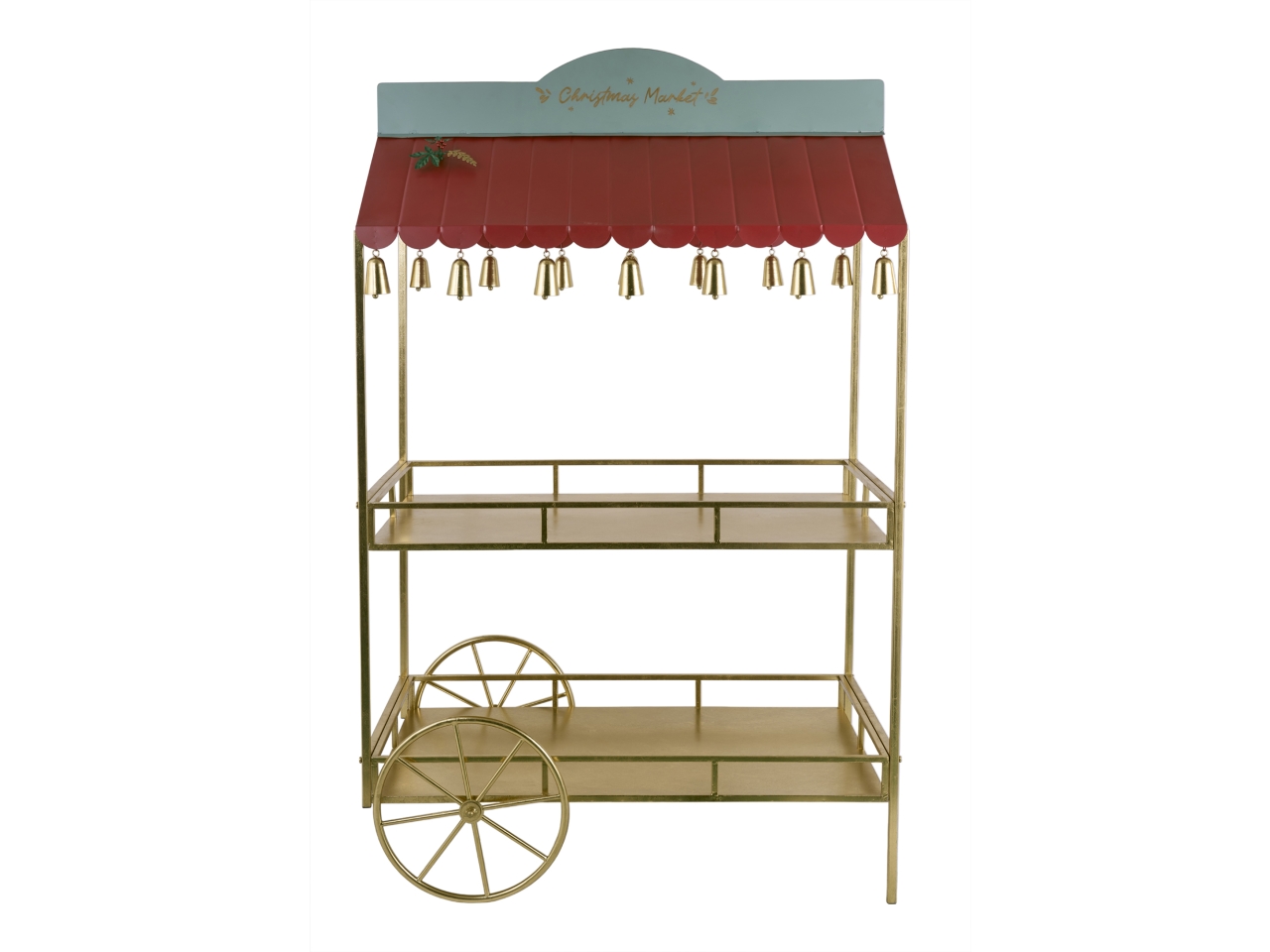 CARRETTINO ESPOSITORE METALLO 110X70X177CM N37746