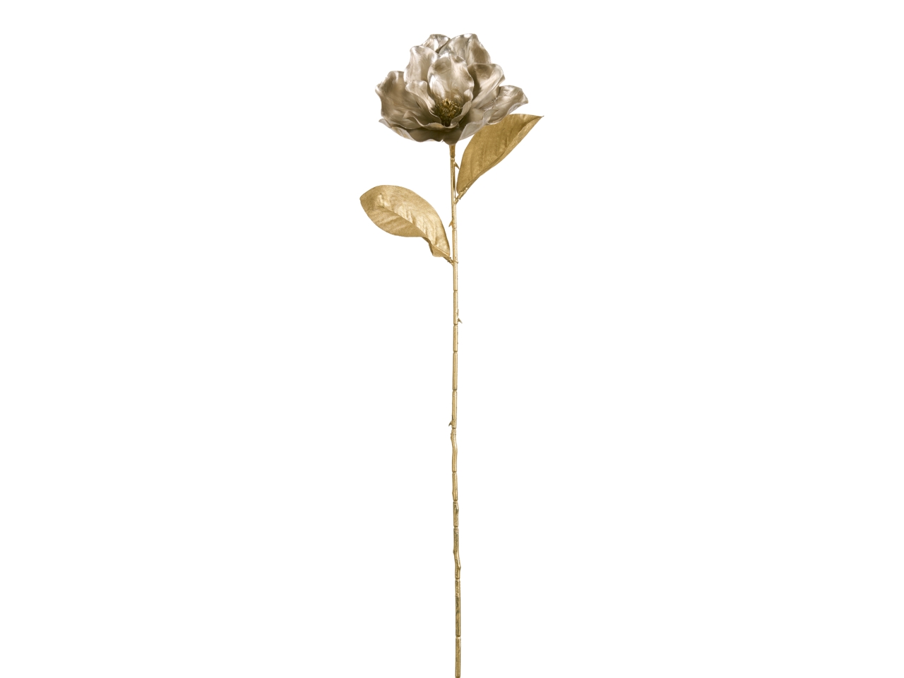 RAMO MAGNOLIA 64CM METALLIZZATA PLATINO N38640_27