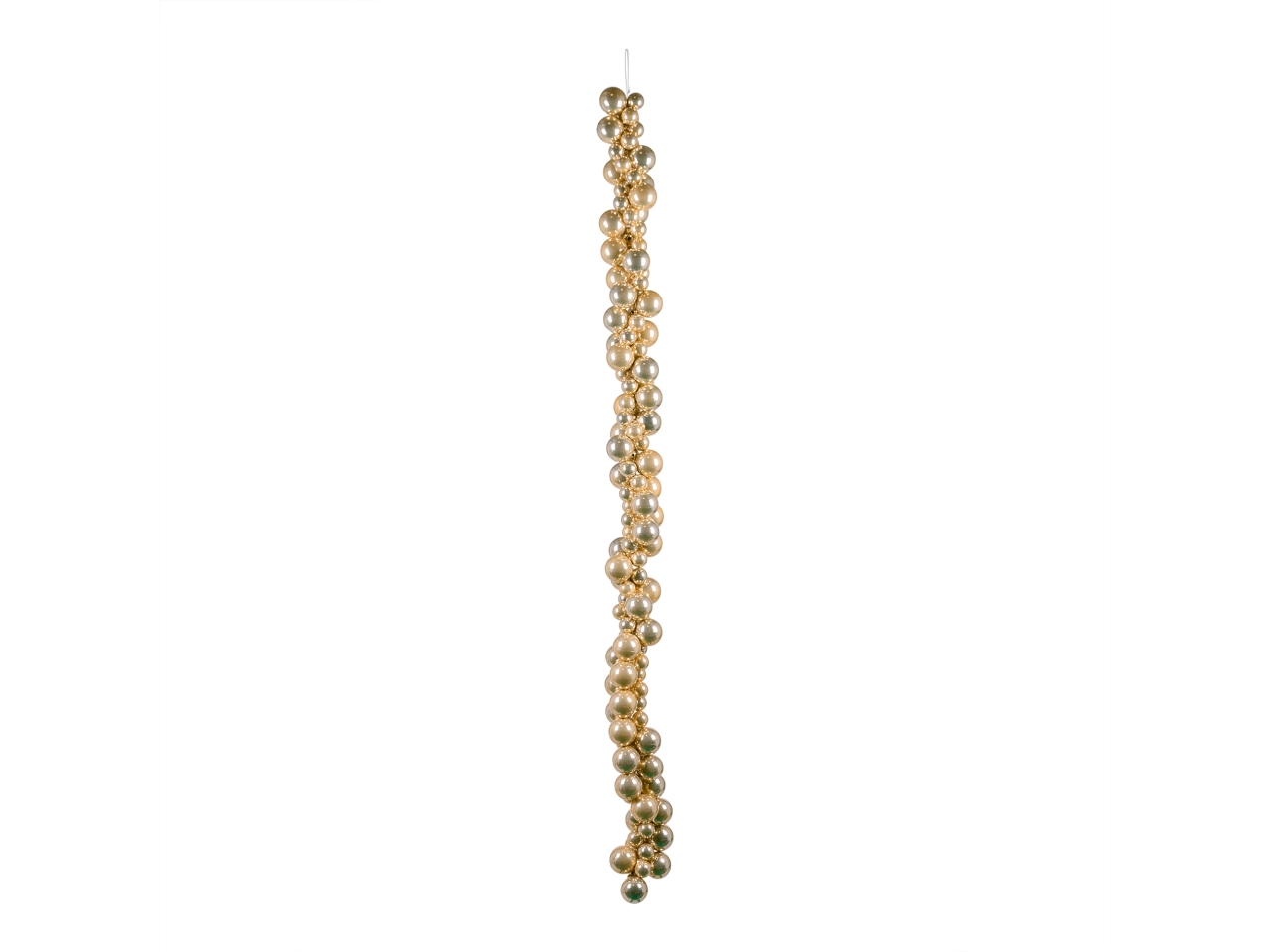 GHIRLANDA 135CM C/120 PALLE PLATINO N38959_29