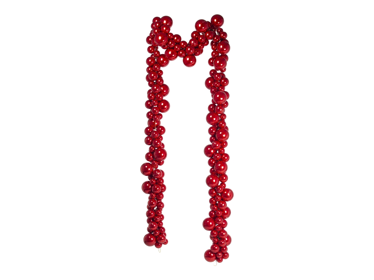 GHIRLANDA 380CM C/252 PALLE ROSSO N38961_02