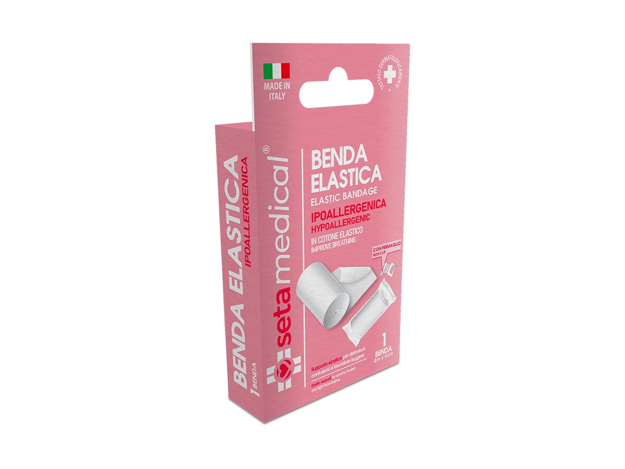 BENDA ELASTICA CON FISSAGGIO 4MT 62104 BENDA ELASTICA CON FISSAGGIO 4MT 62104
