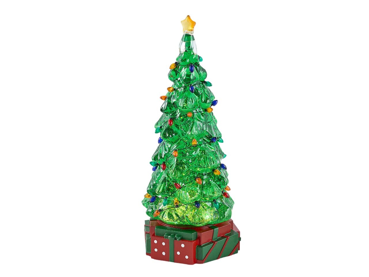 ALBERO 31CM PLAS.C/LED E DECORI VERDE 8101794A774 ALBERO 31CM PLAS.C/LED E DECORI VERDE 8101794A774