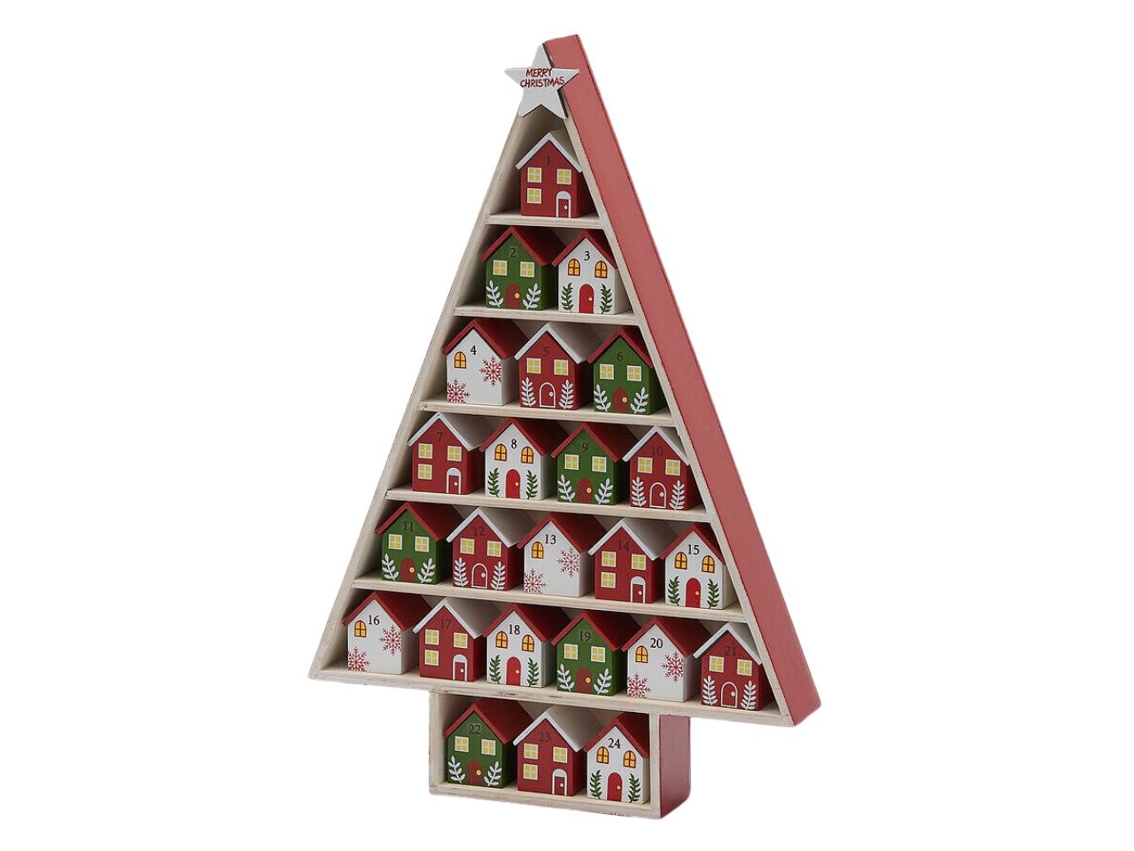 ALBERO CALENDARIO AVVENTO 44CM C/CASE 8101726A140