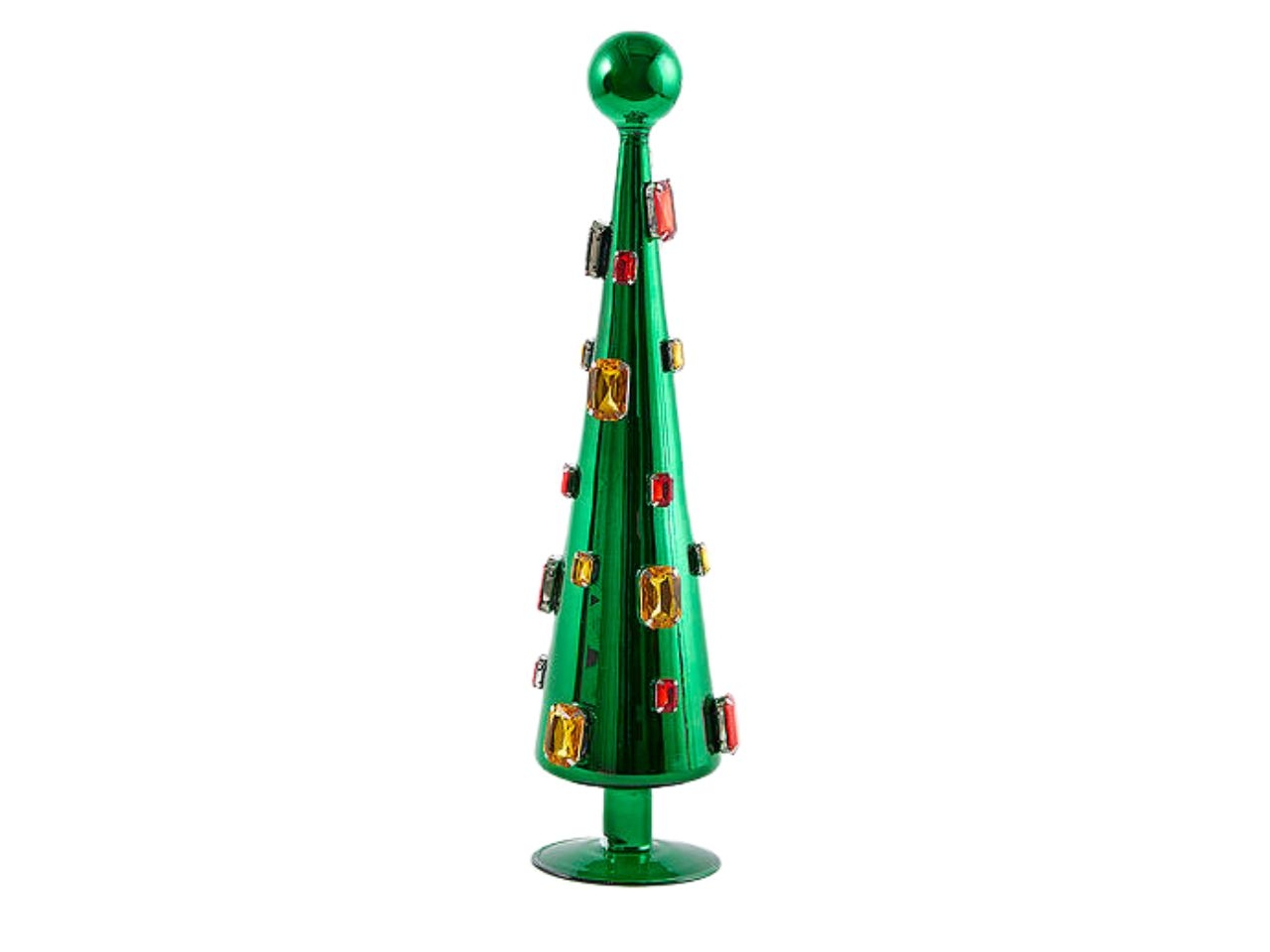 ALBERO VETRO 34CM SUPER GEMME VERDE 8101890A700