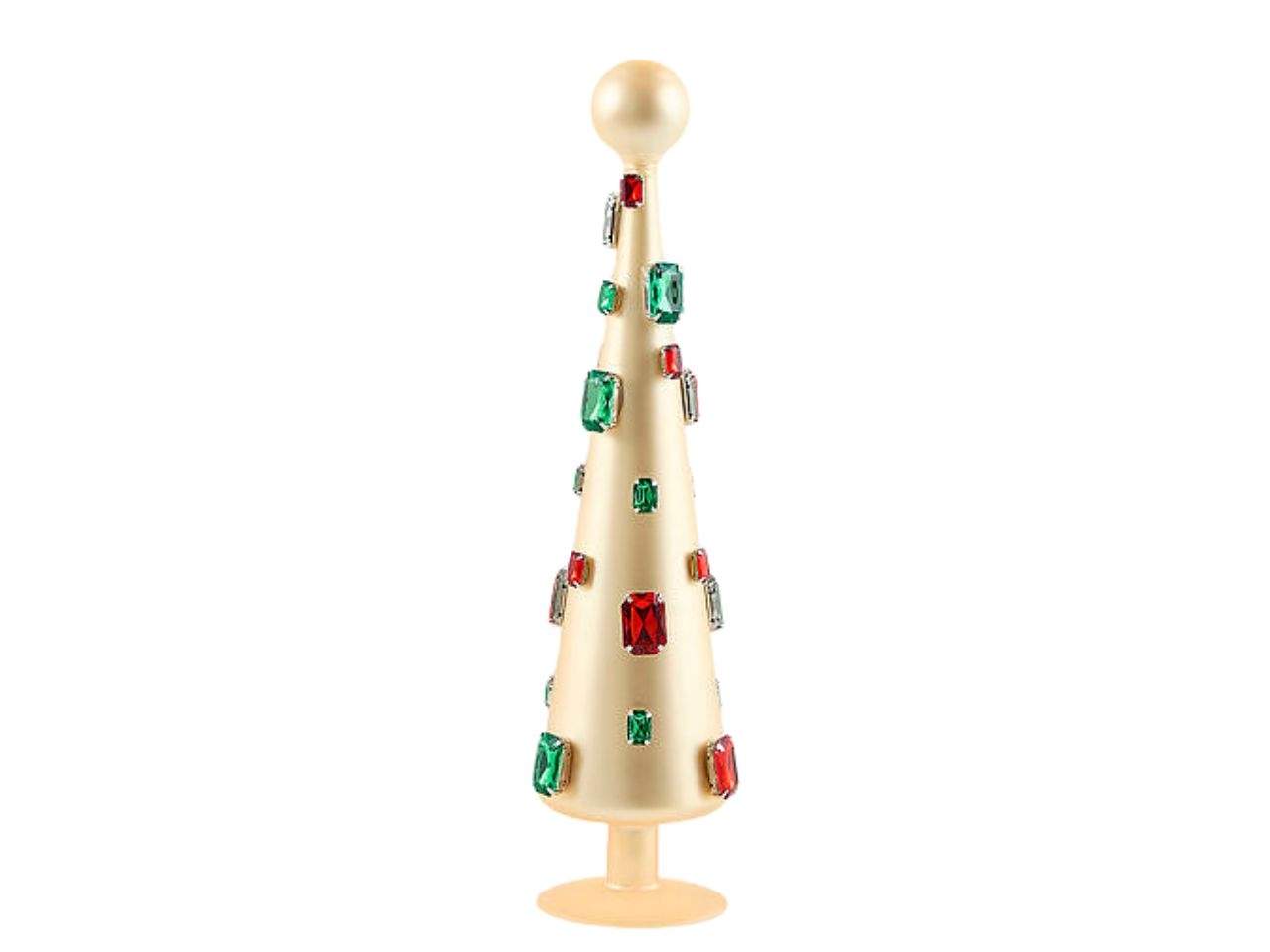 ALBERO VETRO 34CM SUPER GEMME ORO 8101890A010