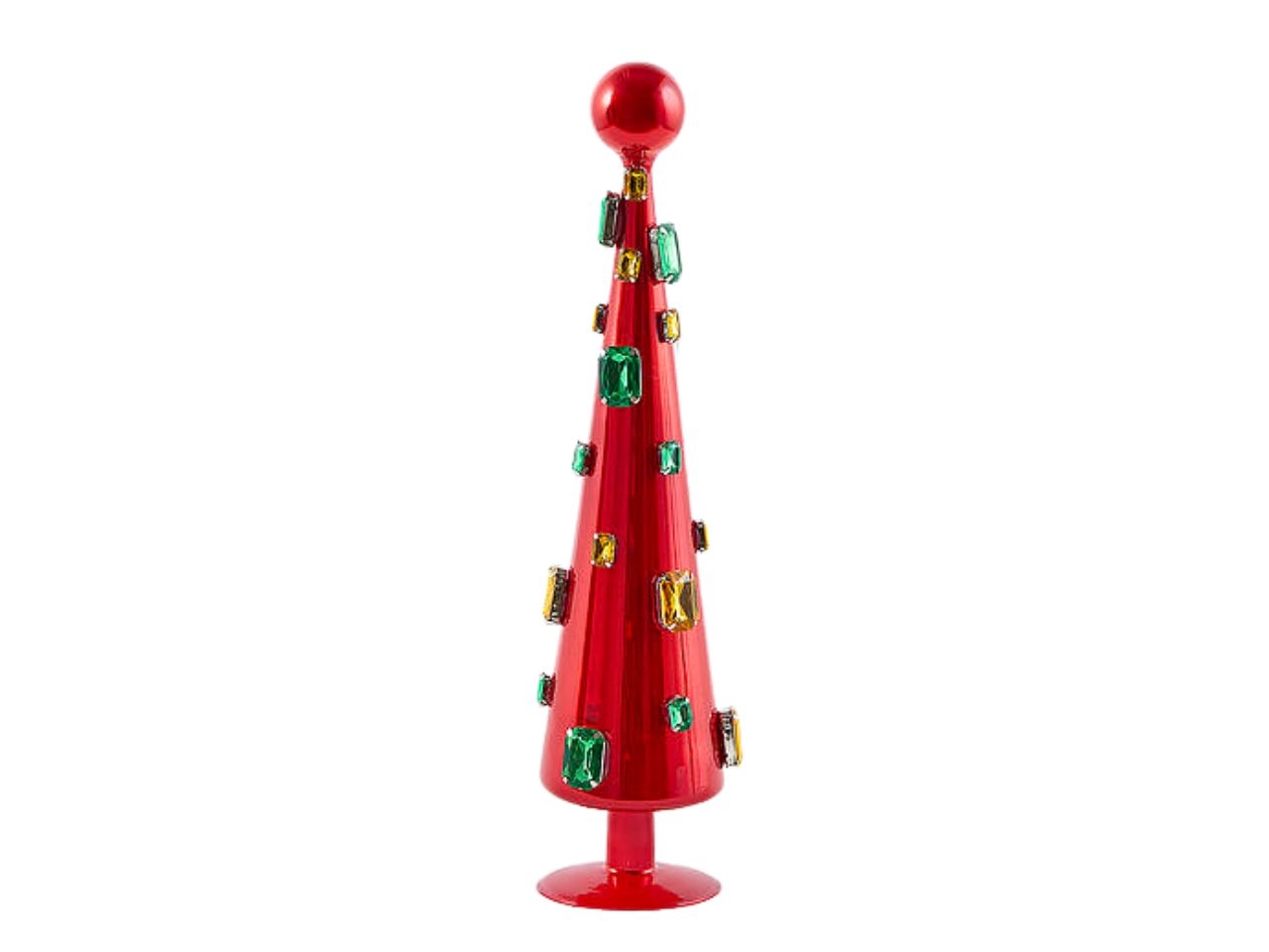 ALBERO VETRO 34CM SUPER GEMME ROSSO 8101890A400