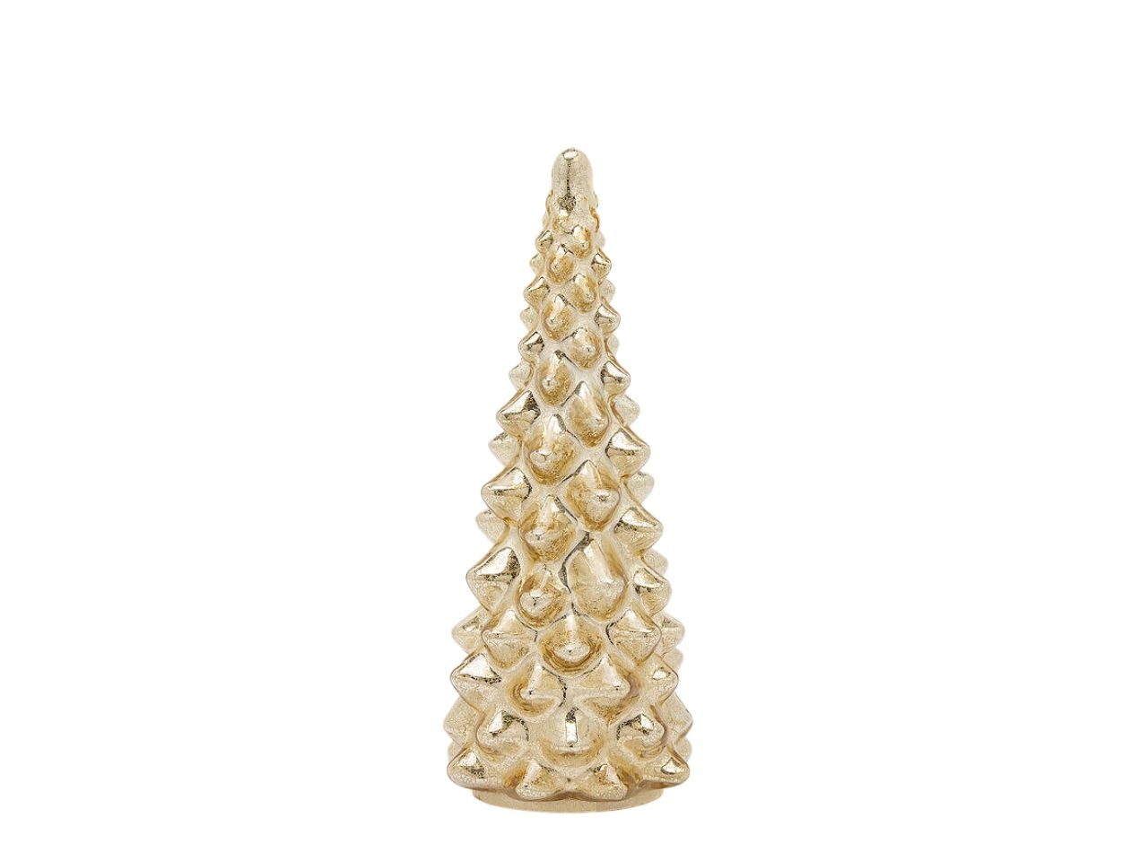 ALBERO PINO VETRO 19XH.52CM ORO 8101811A010