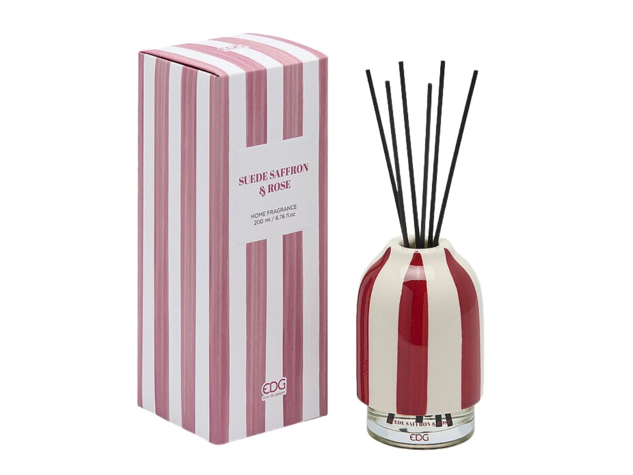DIFFUSORE C/BAST. 200ML SAFFRON ROSE 5500118ASSR