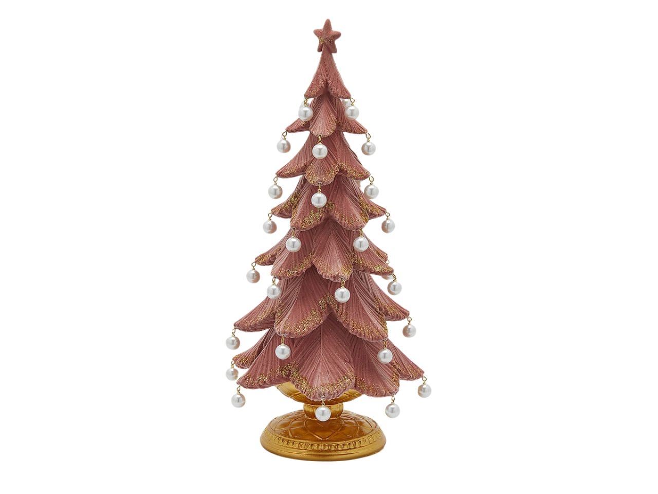 ALBERO RESINA 46CM ROSA C/PERLE BIANCHE685335,500