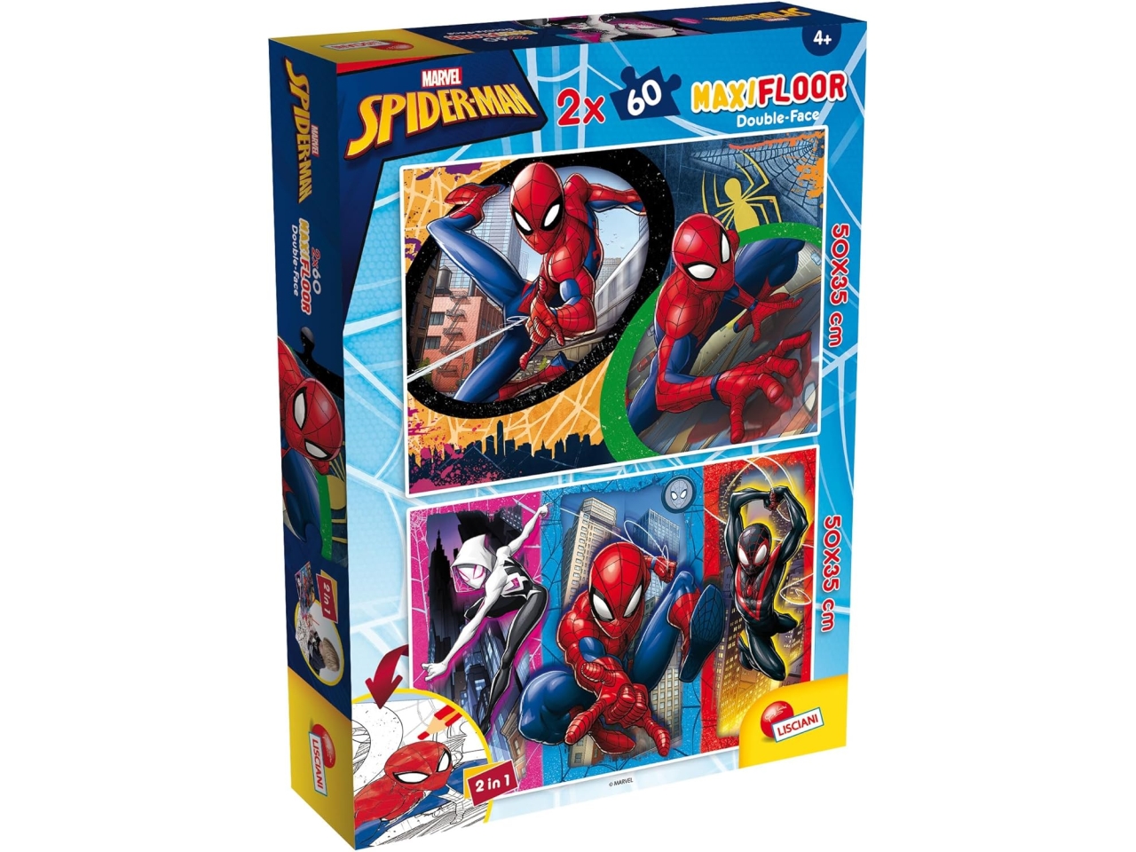 PUZZLE MARVEL SPIDER-MAN DF MAXIFLOOR 2 X 60 10963 PUZZLE MARVEL SPIDER-MAN DF MAXIFLOOR 2 X 60 10963