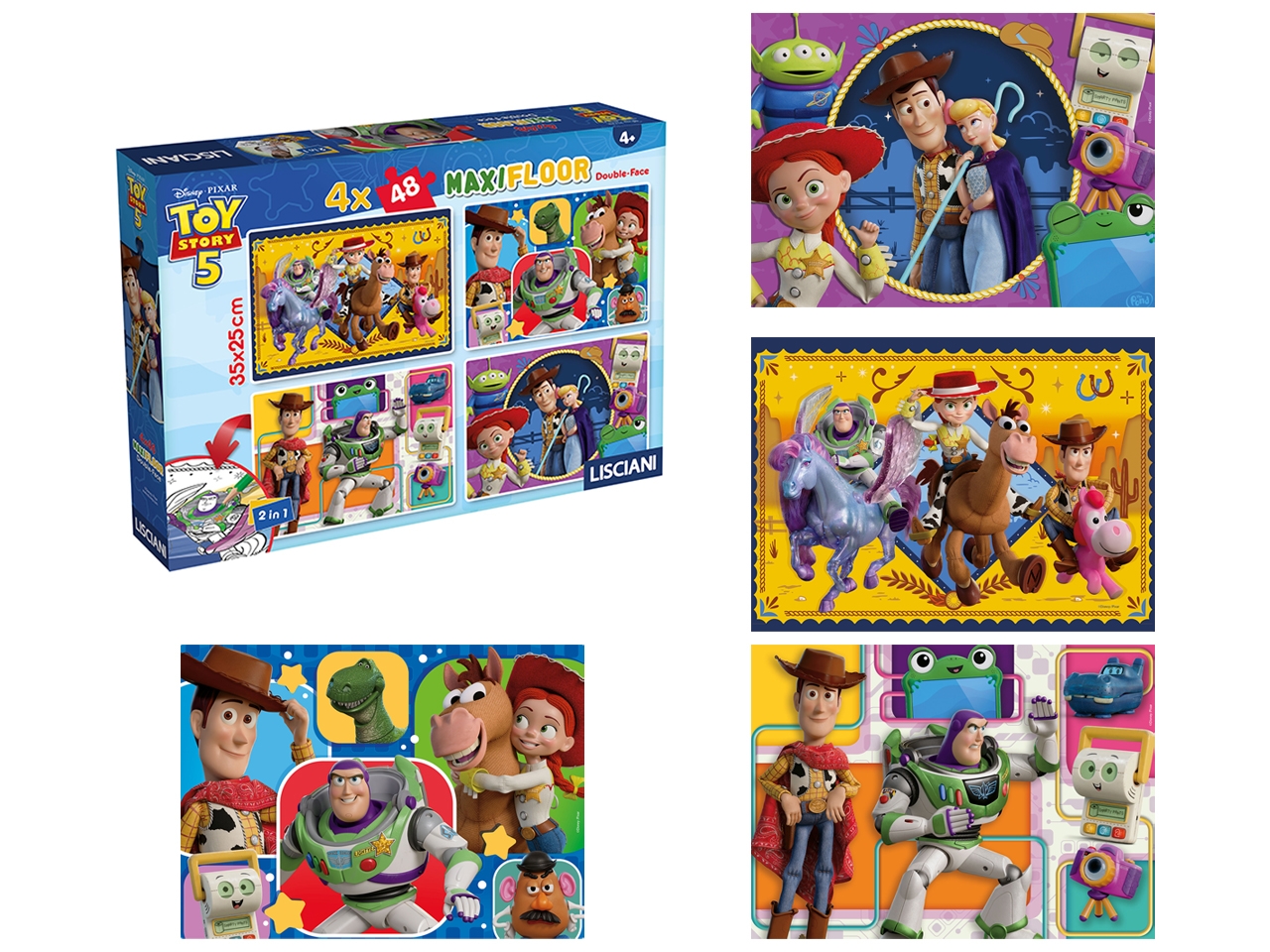 PUZZLE TOY STORY 5 DF MAXIFLOOR 4 X 48116959 PUZZLE TOY STORY 5 DF MAXIFLOOR 4 X 48116959