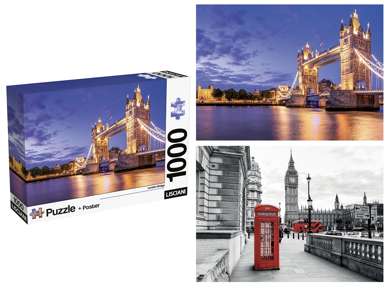 PUZZLE POSTER LONDON 1000 120598
