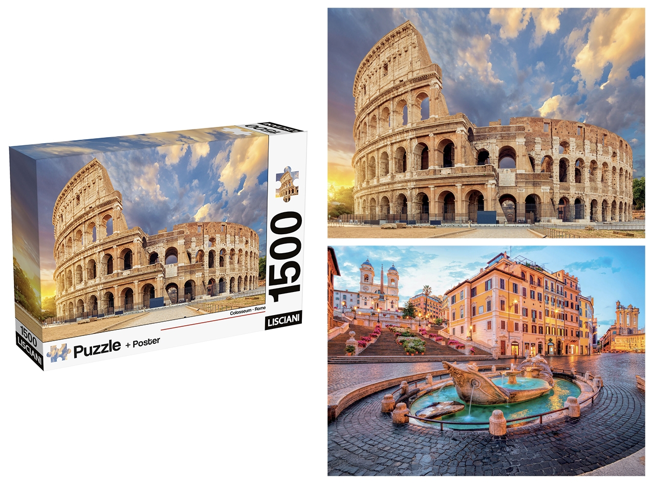 PUZZLE POSTER ROMA 1500 120635