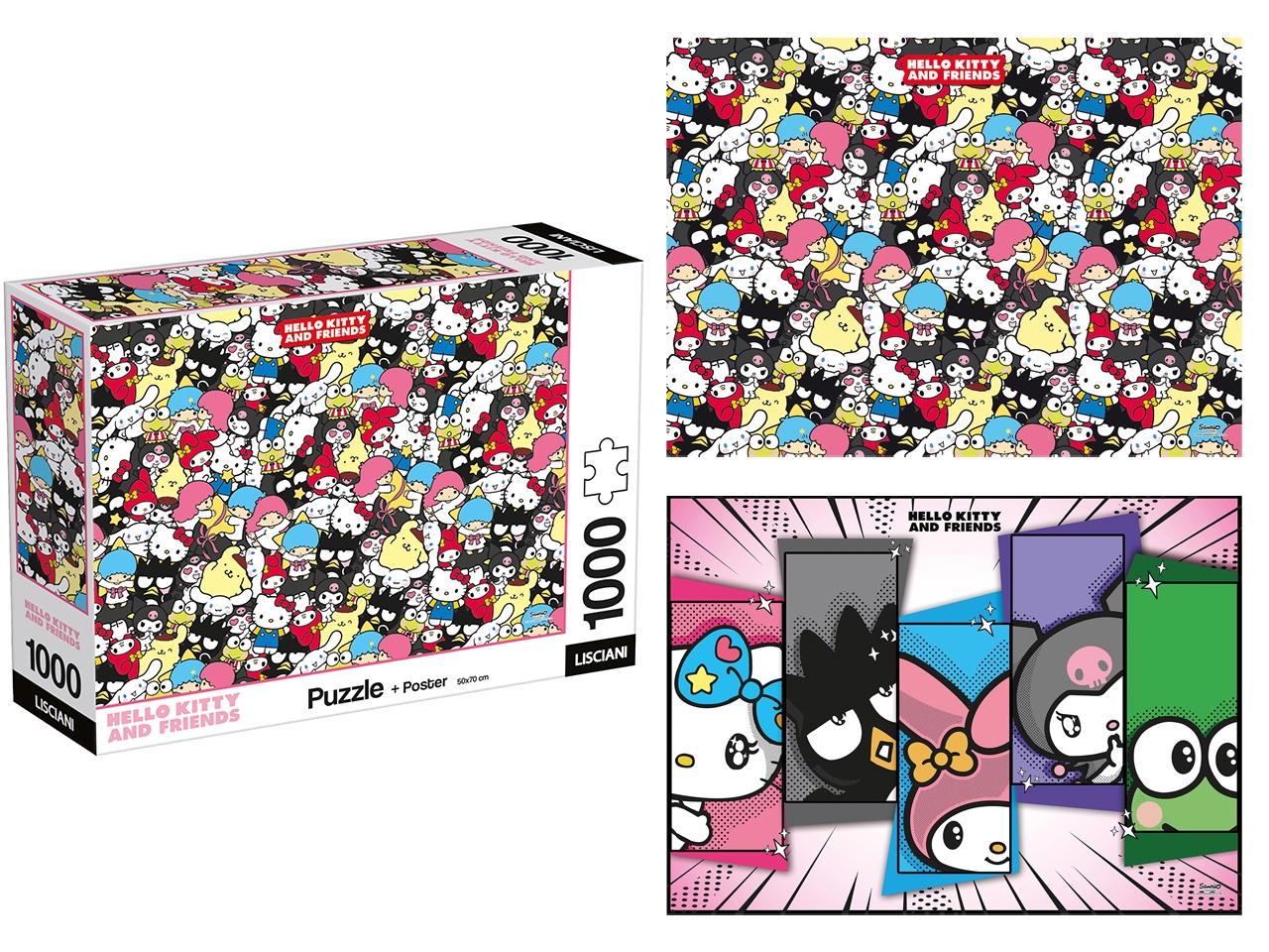 PUZZLE HELLO KITTY AND FRIENDS 1000 120727