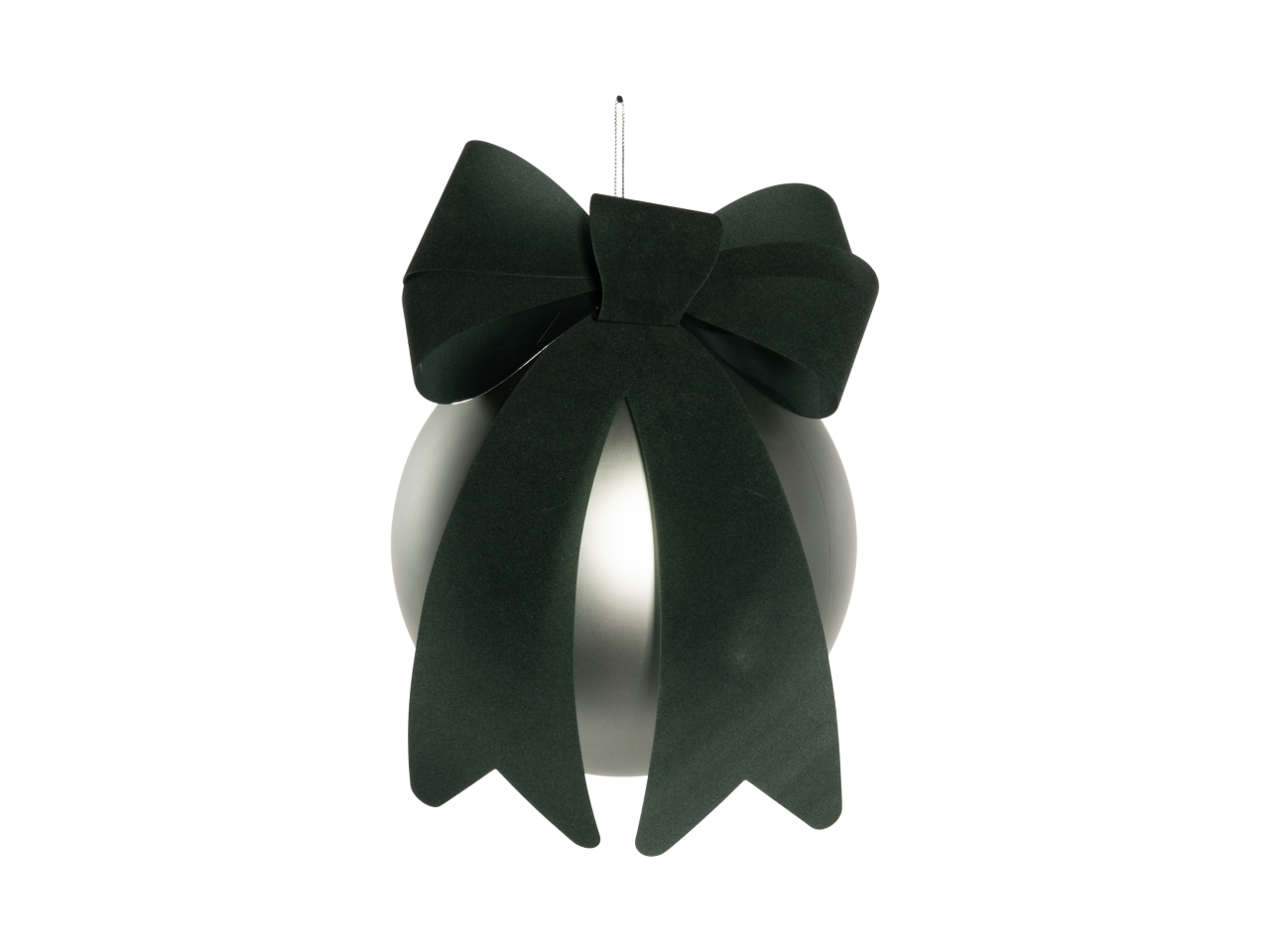 PALLA 15CM VERDE C. C/FIOCCO VERDE146343 PALLA 15CM VERDE C. C/FIOCCO VERDE146343
