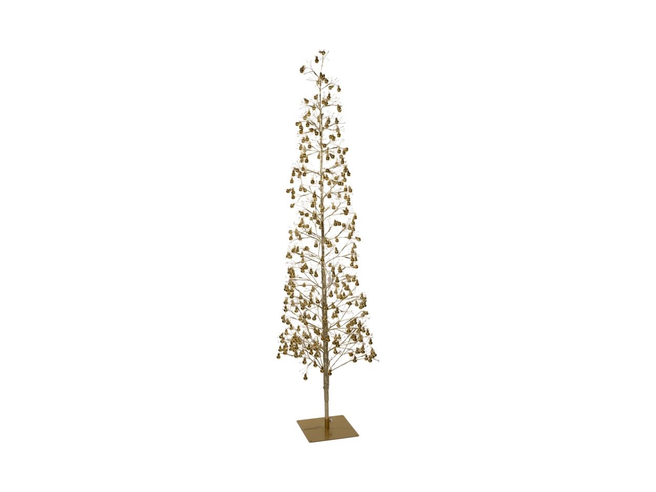 ALBERO 180CM ORO C/PALLE ORO 1600LED 146516