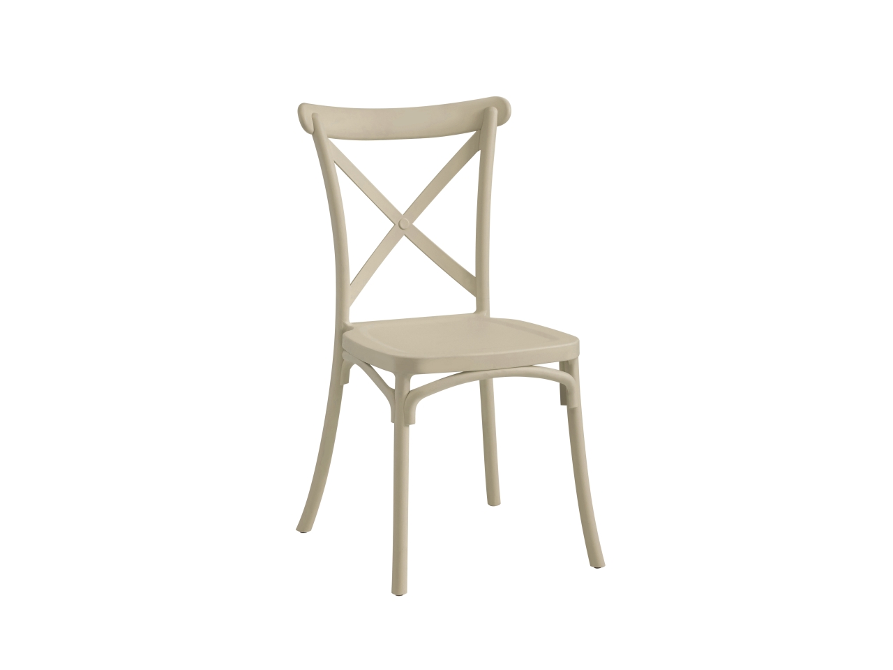 SEDIA IN PLAST.CROSS TORTORA 54X43X88VAL1000000104