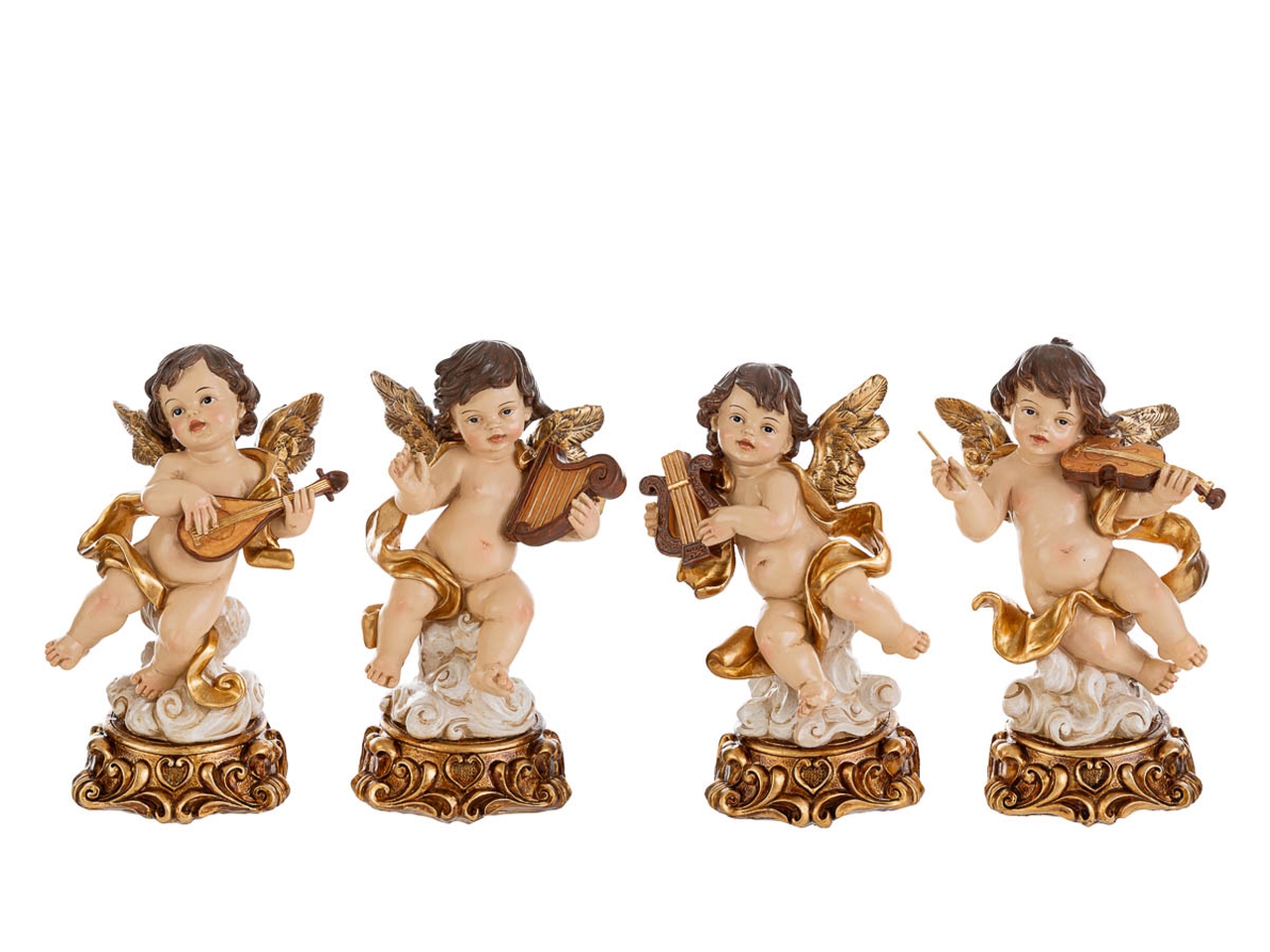 ANGELO MUSICALE RESINA 12X9XH.20CM 4ASS. 38197 ANGELO MUSICALE RESINA 12X9XH.20CM 4ASS. 38197