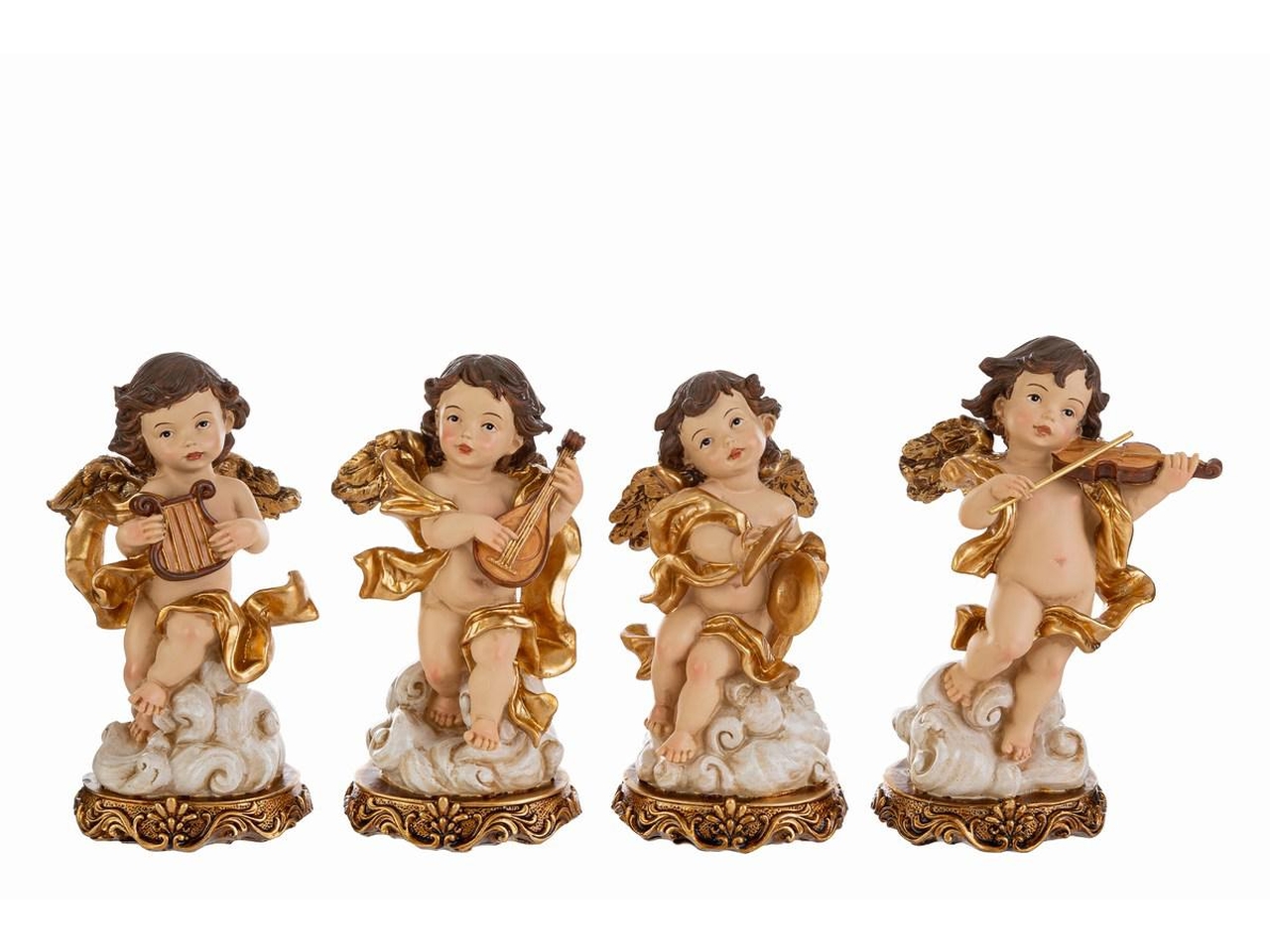 ANGELO MUSICALE RESINA 7X5,5XH.14,5CM 4ASS. 38196 ANGELO MUSICALE RESINA 7X5,5XH.14,5CM 4ASS. 38196