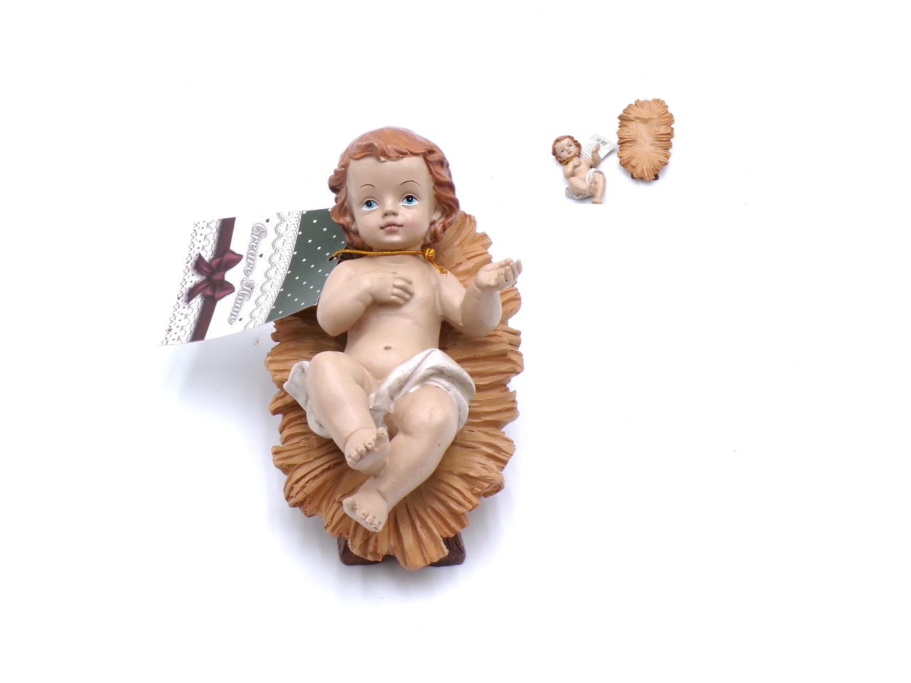 GESU’ BAMBINO C/CULLA POLIRESINA