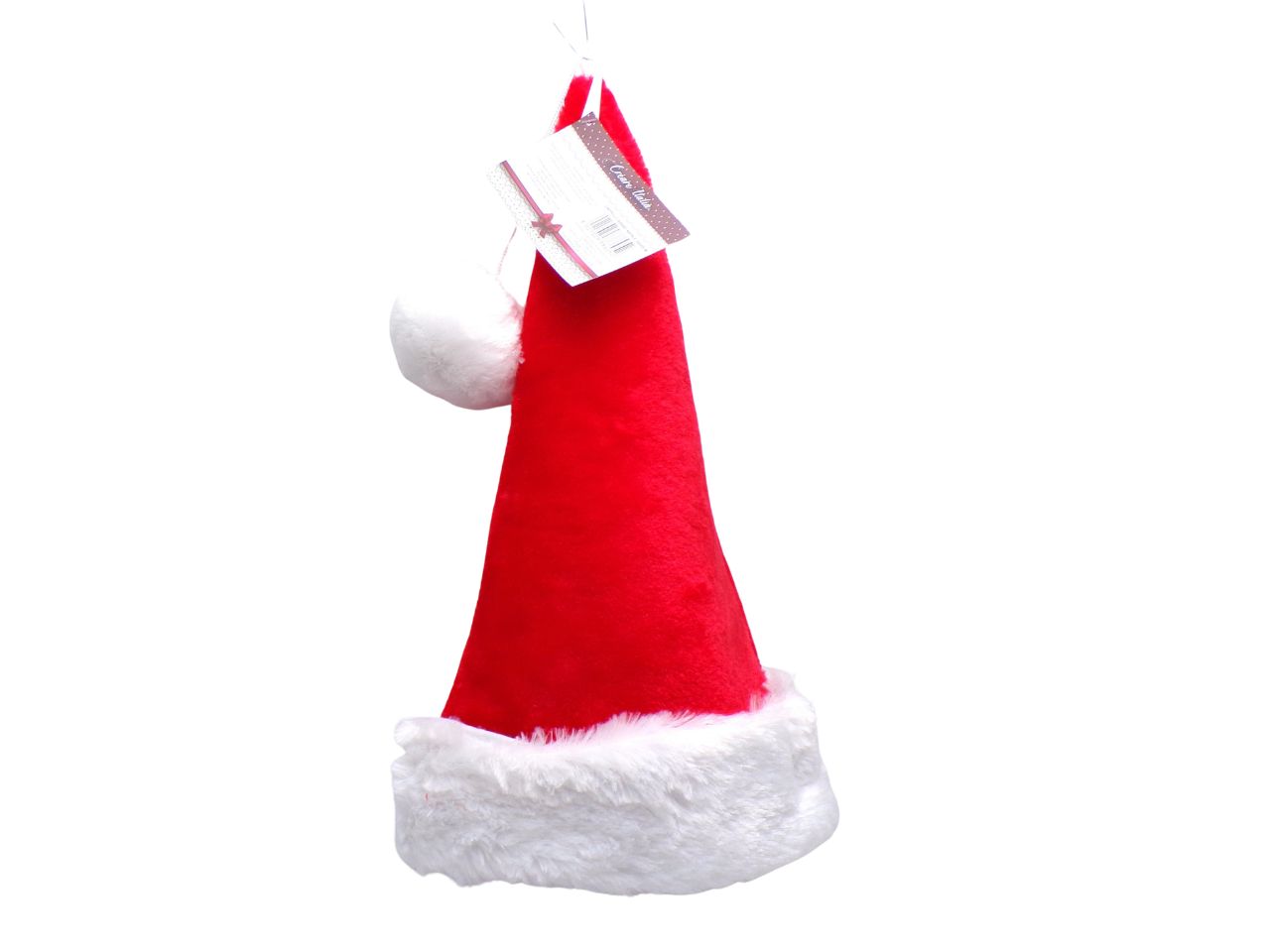 CAPPELLO BABBO NATALE 30X40CM ROSSO