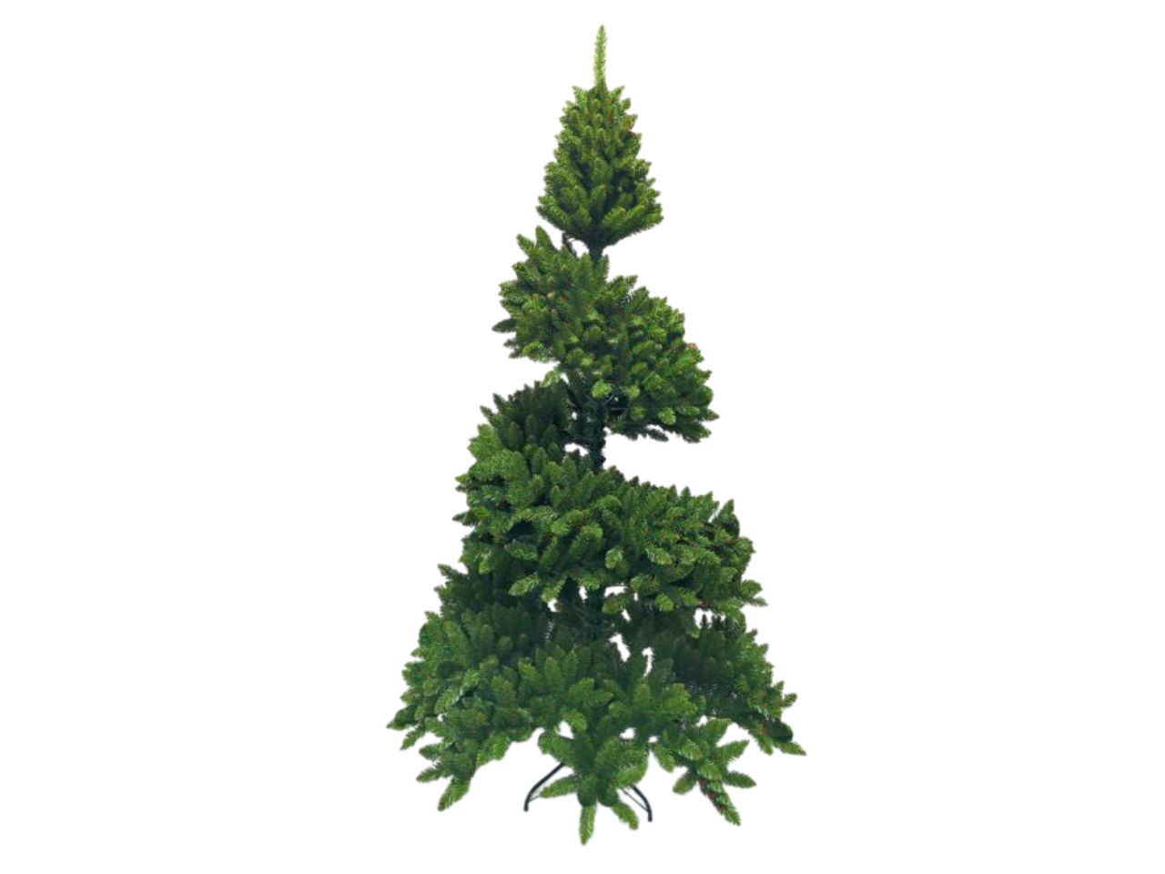 ALBERO SPIRALE 220CM A CADUTA VERDE C/1200 TIPS