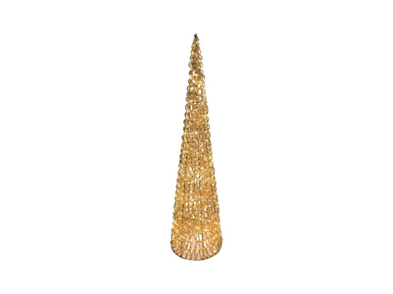 ALBERO CONO100x25 600LED FLASH ORO UE C/CAVO39455