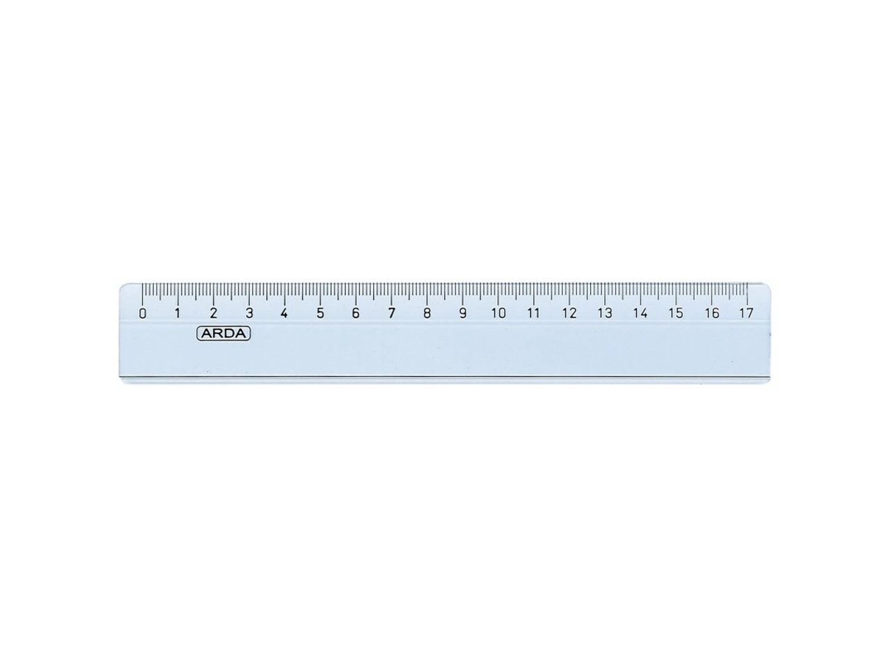 RIGHELLO UNI 17CM IN BUSTA 28917SS