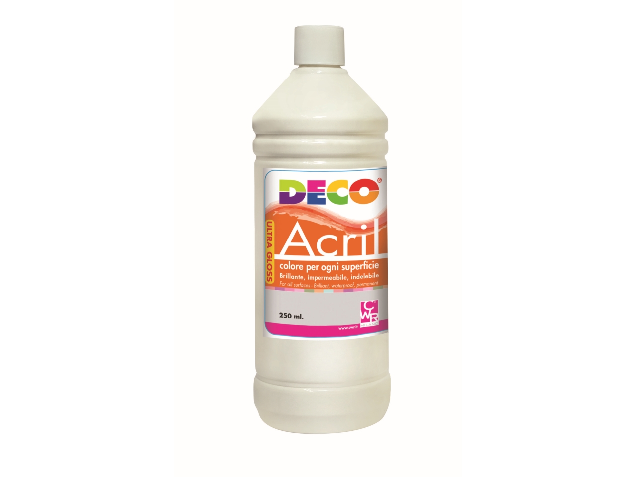 ACRILICO DECO 250ML BIANCO 11700/01
